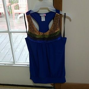 Body Central sparkling top sz M